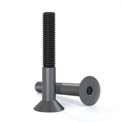Vis tête fraisée hexagonale creuse acier 10.9 [Partiel-DIN 7991]