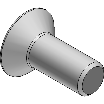 Hexagon socket flat-head screw