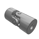 Cardan single joints, stainless steel, with plain bearing, similar to DIN 808