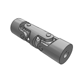 Cardan double joints, stainless steel, with plain bearing, similar to DIN 808