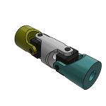 Universal joints double with plain bearing DIN 808