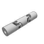 Double Universal Joints WDL similar to DIN 808, Material steel, without or with keyway