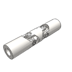 Double Precision Universal Joints WDR similar to DIN 808, Stainless Steel, without or with keyway