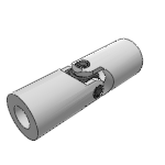 Single, Precision Universal Joints WEN with Needle-Roller Bearings, similar to DIN 808, Material steel, without or with keyway