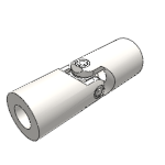 Single, Precision Universal Joints WENR similar to DIN 808, Stainless Steel, with Needle-Roller Bearings, without or with keyway
