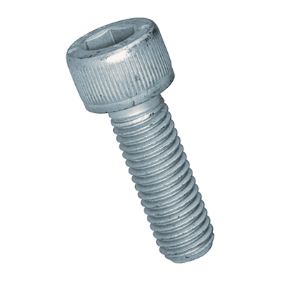 Hex socket head cap screws fully threaded (DIN 912, ISO 4762), cl. 12.9, zinc plated blue