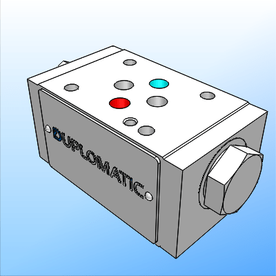 Pilot operated check valve - ISO 4401-03 (CETOP 03)