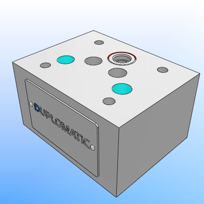 Direct check valve - ISO 4401-05
