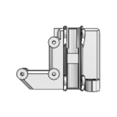 X-End with bolt for end stop RepRap Prusa I3_1 by Stjepan Birtic