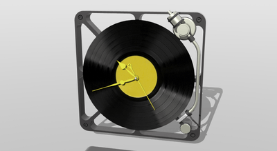 Turntable Clock