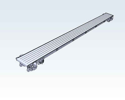 Modular conveyor belt for cooling cookies