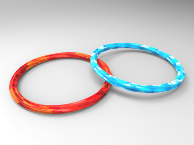Twisting bracelet