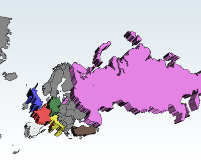 European countries with largest GDP in billions of USD