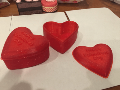 Valentines Day Heart Box