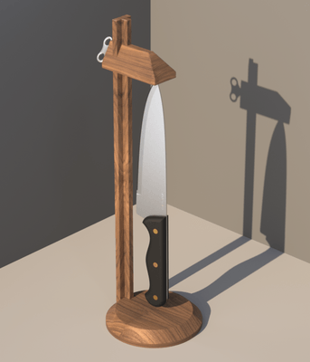 Magic knife holder