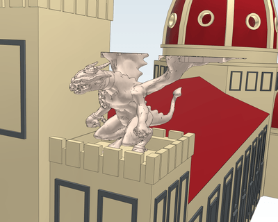 Cathedral - Labyrinth - Gargoyles by max bromberg