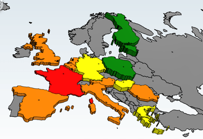 Statistics: Europe - reading books