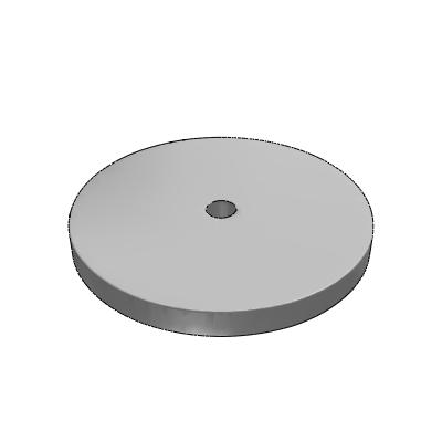 Shaft 20 mm with hole 2 mm
