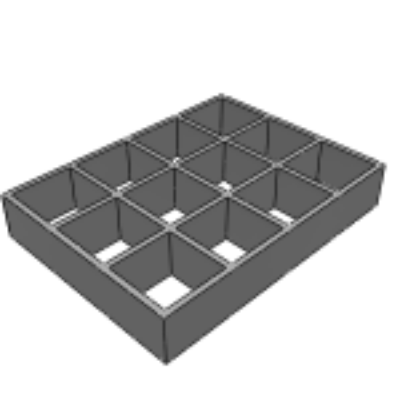 20357 Cube Bookcase v1 Textured