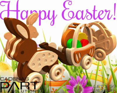 Easter bunny w/t eggs - Wooden toys - STEP