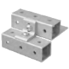 2 Hole Slotted Inside Corner Bracket