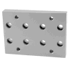 Position Floor Lock Base Plate