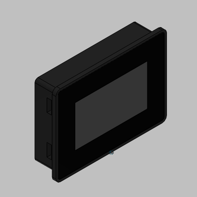 CP600-eCo control panels - black, for PB610 applications, 4.3'' TFT-LCD display