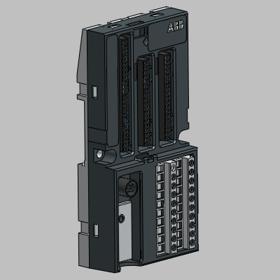 Terminal unit for FBP communication interface module - Screw-type terminals