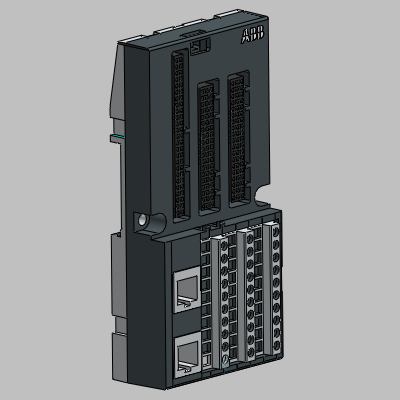 Terminal unit for RT-Ethernet communication interface modules - Screw-type terminals