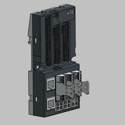 Terminal unit for Fieldbus / Gateway communication interface modules - Spring-type pluggable terminals