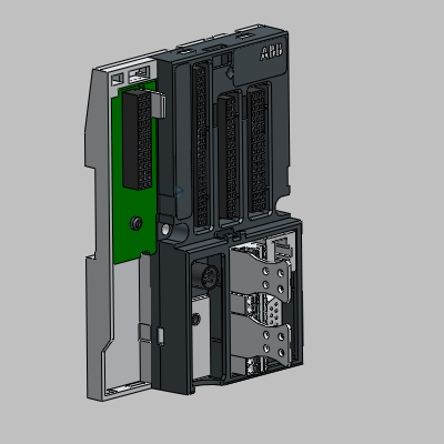 AC500 CPUs - Terminal base for CPUs / communication modules - 1 slot, ethernet interface