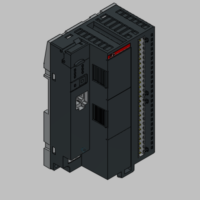 AC500-eCo V3 CPU - 2 MB, Ethernet interface, RTC and micro memory card, 12 DI, 8 DO-Transistor 24 V DC, 2 DC onboard digital I/O, extendable, 2 slots for option board