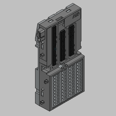 Terminal unit for I/O modules AC / relay - Hot swap - Spring-type terminals, eXtrem Conditions