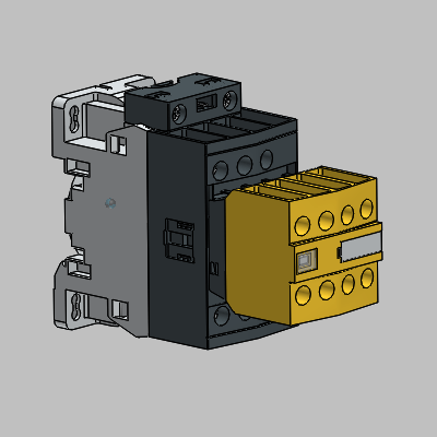 3-pole Contactors for safety applications  - AC or DC Operated