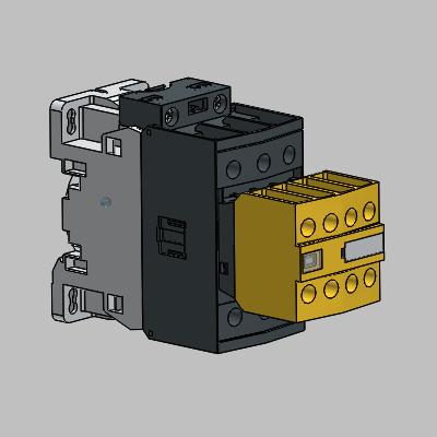3-pole Contactors for safety applications  - AC or DC Operated