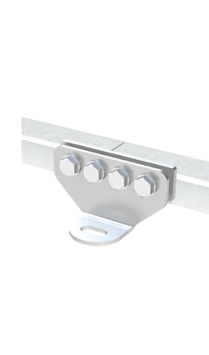 ABS RailTrax Zwischenhalter und Verbinder