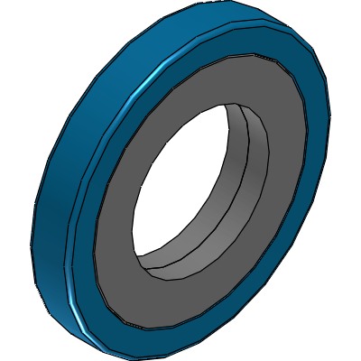 Ring lock washers - Steel - Large, according to EN DIN 25201