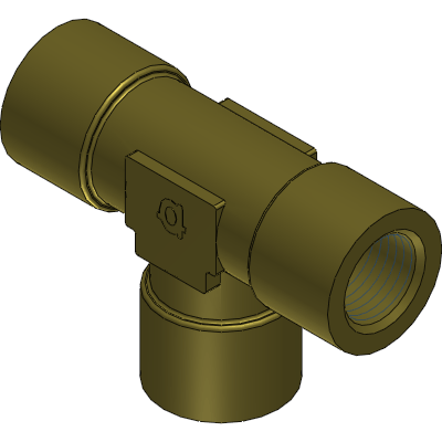 Brass Female BSP Tee