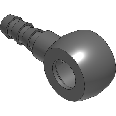 Hose Barb x BSP Banjo, Low PSI