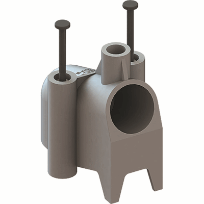 Transition plug M20 for corrugated conduits