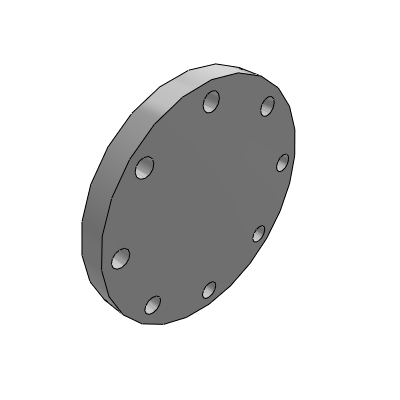 Blindflansch ohne Stahleinlage