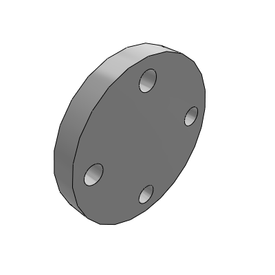 Blindflansch ohne Stahleinlage