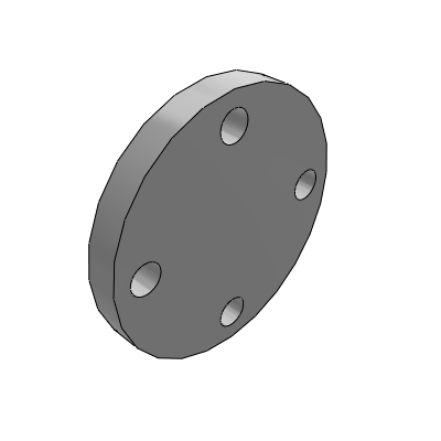 Blindflansch ohne Stahleinlage