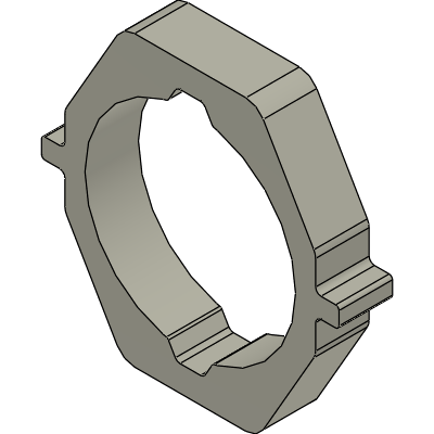 348.8 - PPR grey Pipe Clip