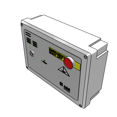 AGS For this solution the Merlin 1000Si is to be used an isolation utility controller that controls both the kitchen range gas supply through a solenoid valve and also controls the electrics. If either the 1000Si controller is in alarm condition or any of the remote EPO buttons are activated, the gas solenoid valve will close, electrics will switch off automatically and will only re-energize once the fault has been cleared. The Merlin 1000Si is an isolation utility controller that allows the user to control utilities to the room at any given time whilst also including built in safety features to protect the building and the people inside. Most commonly the Merlin 1000Si range controls the gas, electric or water supply using a key switch and also features variable time out functions. The Merlin 1000Si also allows for connections to existing fire alarm and building management systems. With its easy to use system status panel and labelled PCB the Merlin 1000Si is easy to install and easy to operate. For further information on this solution please see downloads tab for CAD drawings & solution sheets. Industrial Valves