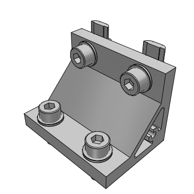 20系列铝型材--连接件*挤压角铝50×50×9-90°系列