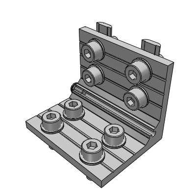 20系列铝型材--连接件*挤压角铝60×60×6-90°系列