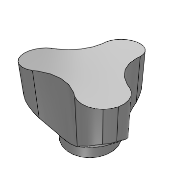 旋钮-三角旋钮·抗老化外螺纹·抗老化内螺纹型