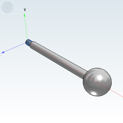 固定型球头手柄/��形手柄/长型外螺纹安装
