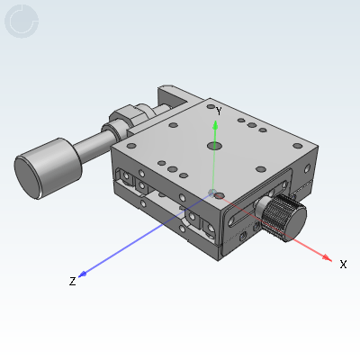 X轴·不锈钢·进给丝杠型·螺距0.5·螺距1.0·精密级手动位移台